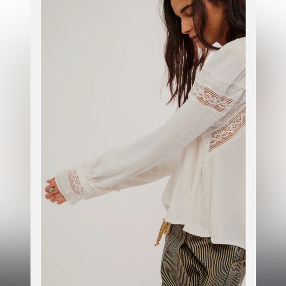 🆕 FREE PEOPLE It Takes Two Top in Optic White - Picture 7 of 12